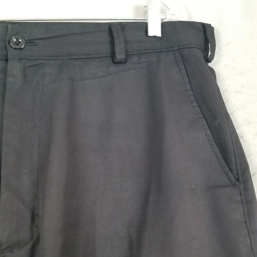 Snake Eyes‎ Dry-18 Shorts Mens 38 Black Golf Cargo Polyester Performance